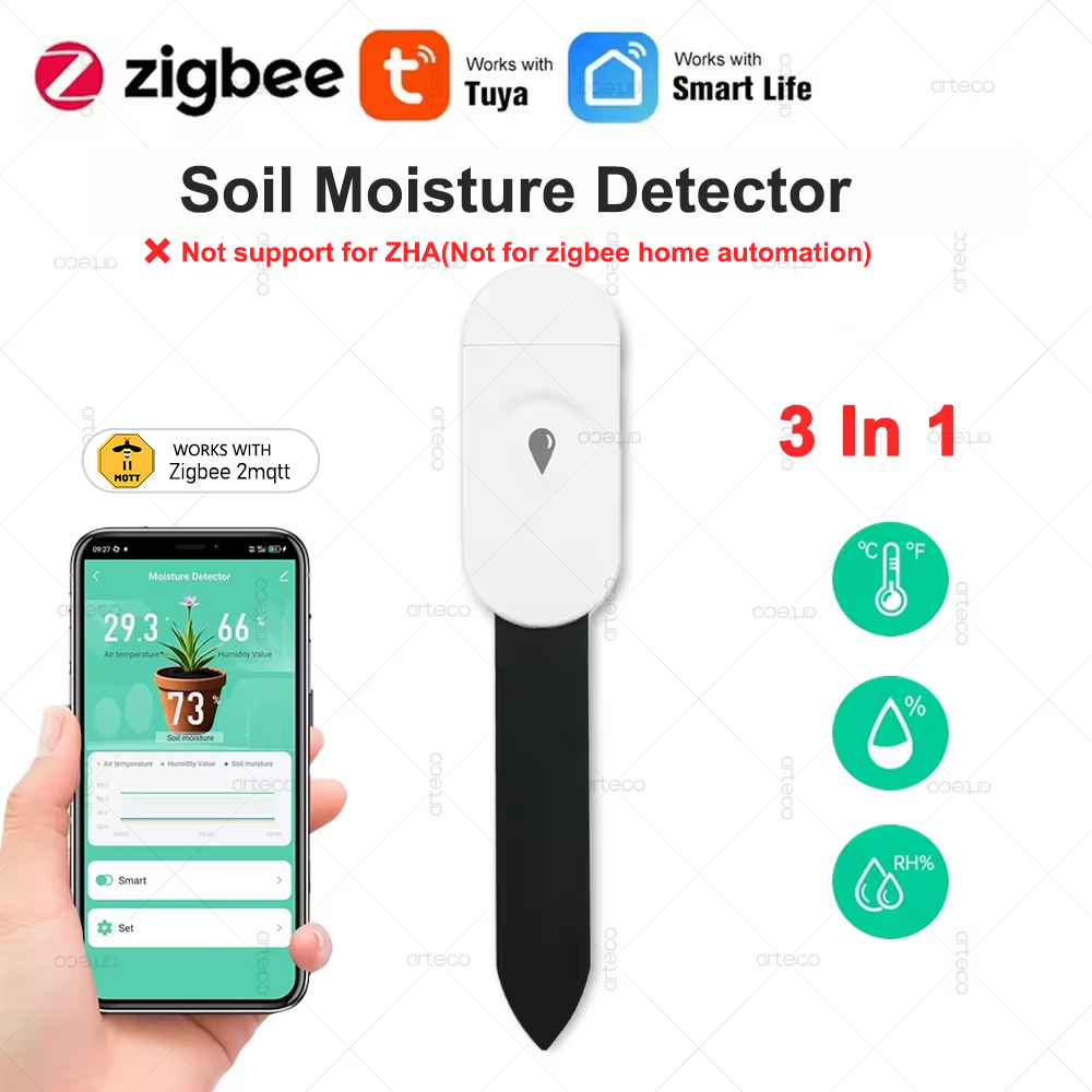 Smart Plant Sensor Soil Moisture Meter - Tuya Zigbee capteur d'humidité du sol