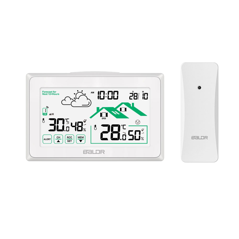 Wireless Weather Station Indoor Outdoor - BALDR Station météo sans fil numérique
