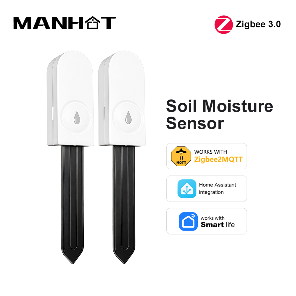 Tuya Zigbee Soil Moisture Temperature Sensor - Capteur d'humidité du sol Zigbee 3.0,