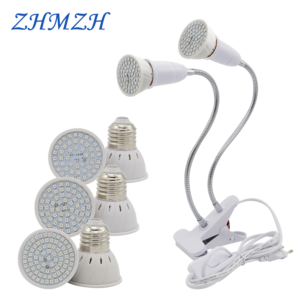 Plant Grow Light Full Spectrum Clip On - E27 LED plante lampe de croissance