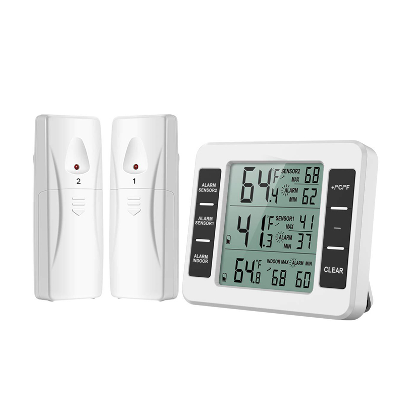 Wireless Weather Station Indoor Outdoor - Station météo numérique sans fil, thermomètre,