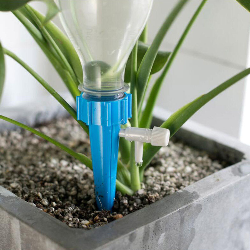 Automatic Plant Watering Spikes Drip Kit - Système d'irrigation goutte-à-goutte réglable, arrosage automatique,