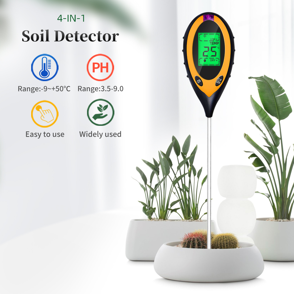 Soil Ph Meter 3 In 1 Moisture Sunlight - Testeur de sol PH mètre de
