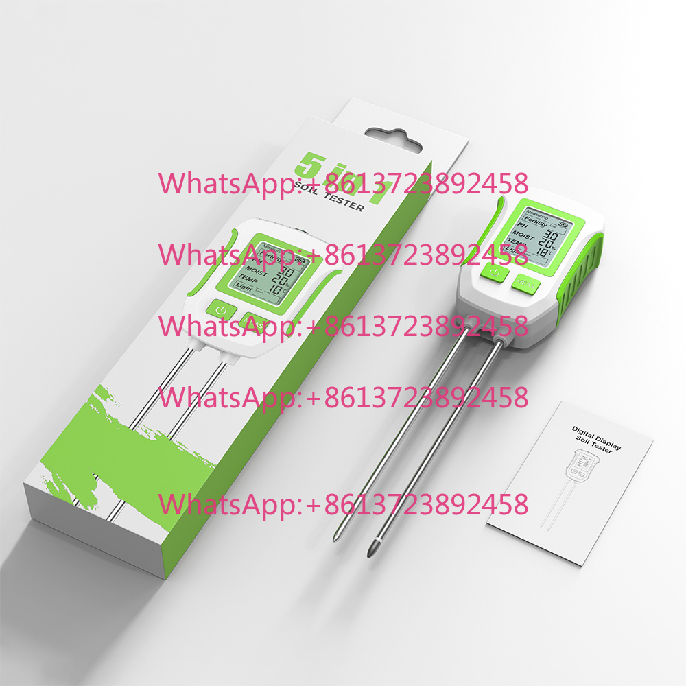Soil Ph Meter 3 In 1 Moisture Sunlight - 3/5 1 Testeur numérique de sol,