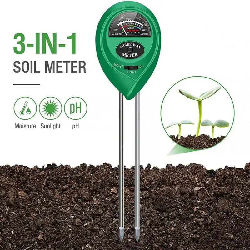 Soil Ph Meter 3 In 1 Moisture Sunlight - 3 en 1 humidité lumière du
