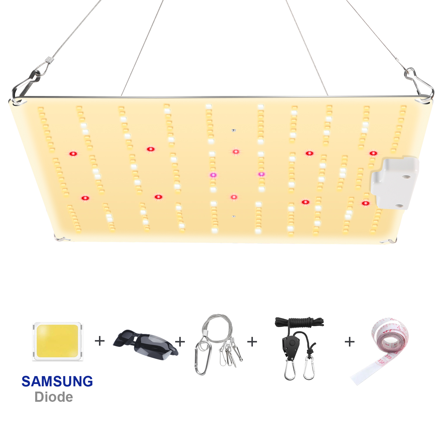 Plant Grow Light Full Spectrum Clip On - Lampe de croissance LED 1000W avec
