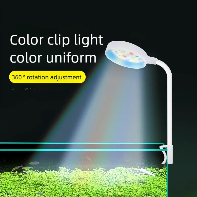 Plant Grow Light Full Spectrum Clip On - Lampe LED 3W à clipser pour