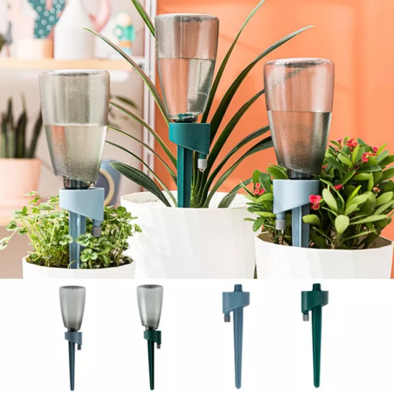 Automatic Plant Watering Spikes Drip Kit - Pointes d'arrosage automatiques réglables pour plantes,