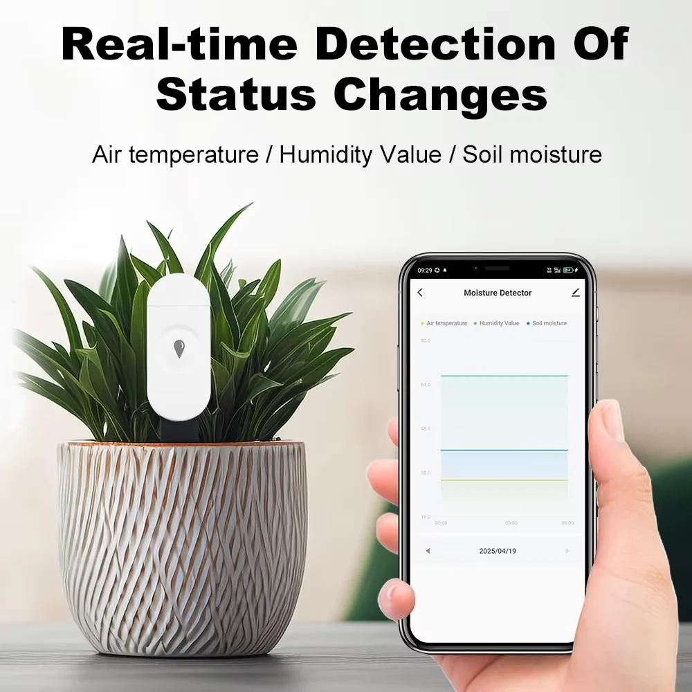 Tuya Zigbee capteur d'humidité - Smart Plant Sensor Soil Moisture Meter avis et prix