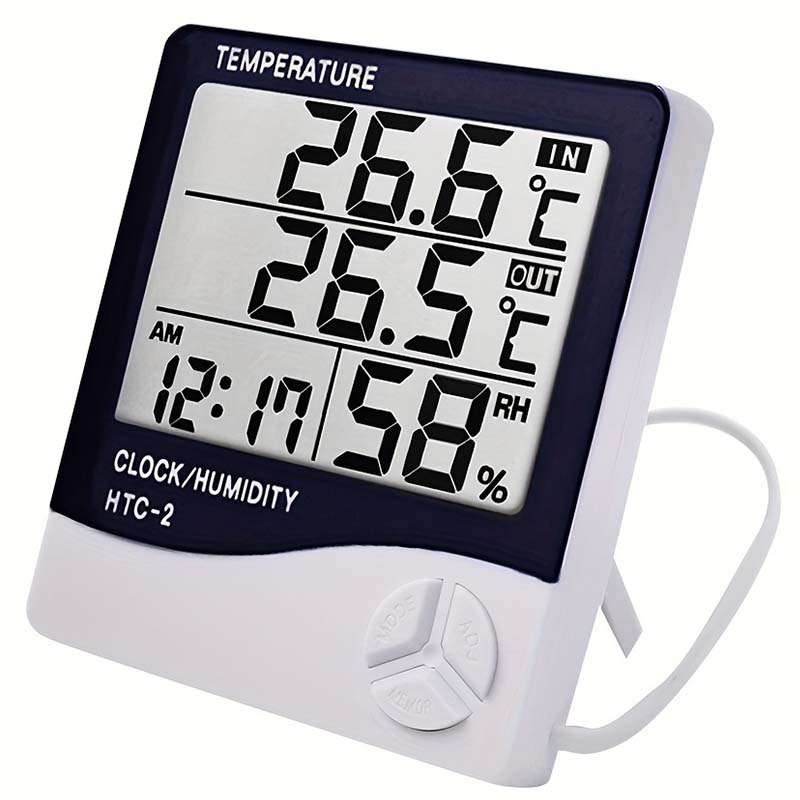 Thermomètre et hygromètre numé - Wireless Weather Station Indoor Outdoor avis et prix