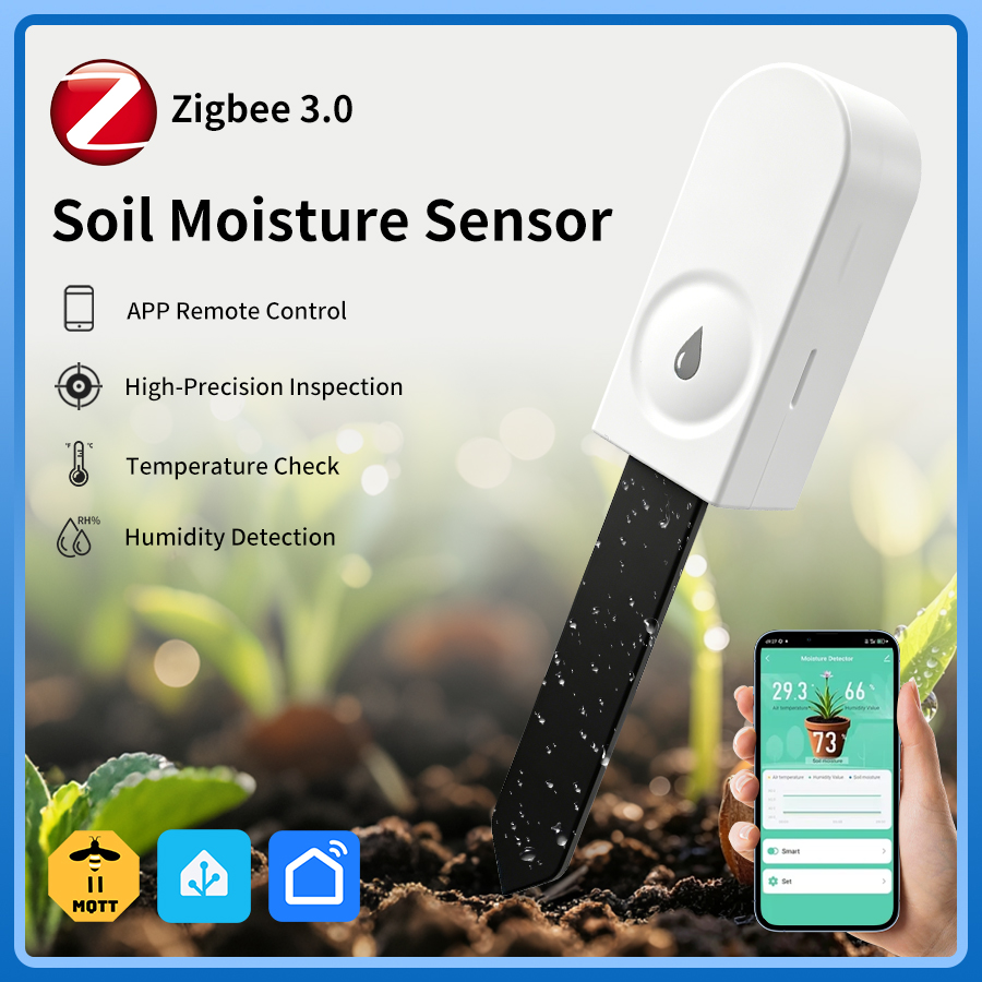 Capteur intelligent d'humidité - Tuya Zigbee Soil Moisture Temperature Sensor avis et prix