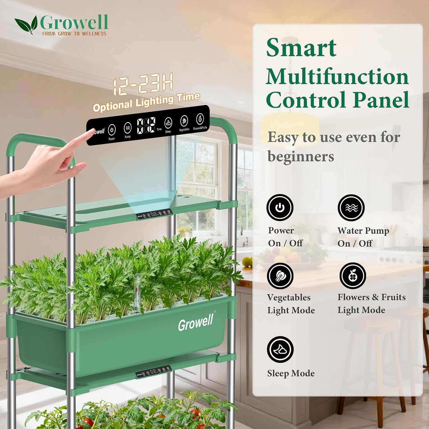 Système de culture hydroponiqu - Indoor Herb Garden Grow Light Smart Kit avis et prix