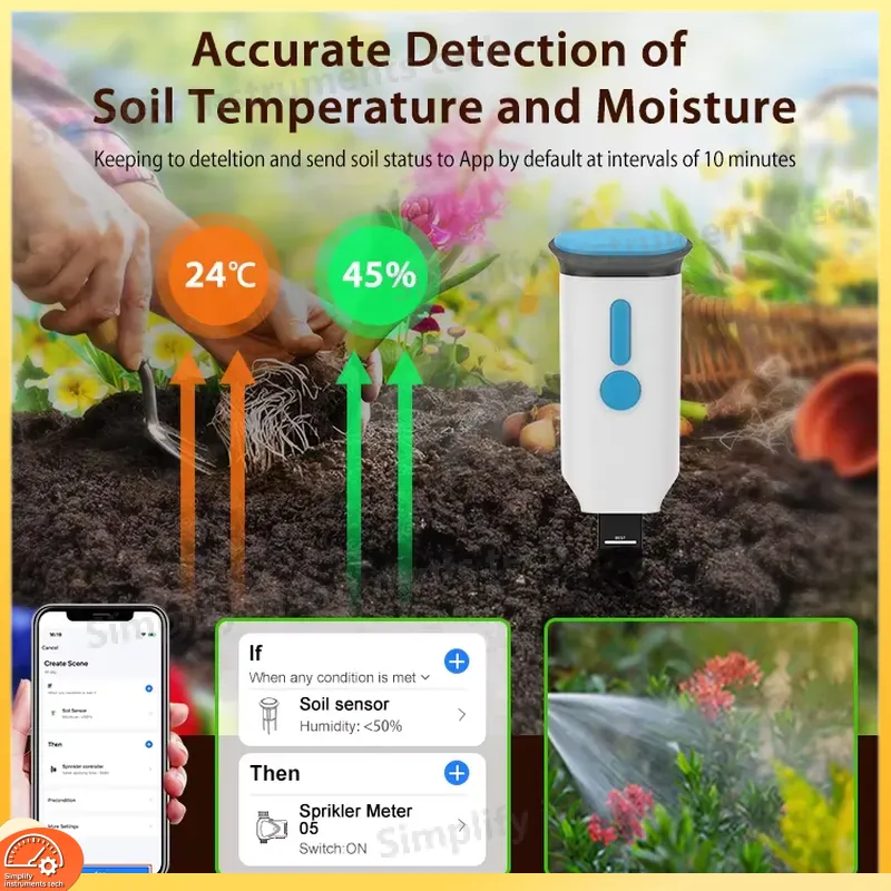 Capteur d'humidité du sol WiFi - Wifi Soil Moisture Sensor Garden App avis et prix