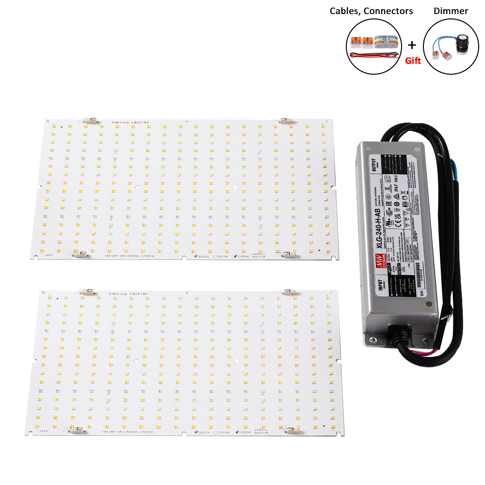 2x120 w QB288 lm281b + spectre - Plant Grow Light Full Spectrum Clip On avis et prix