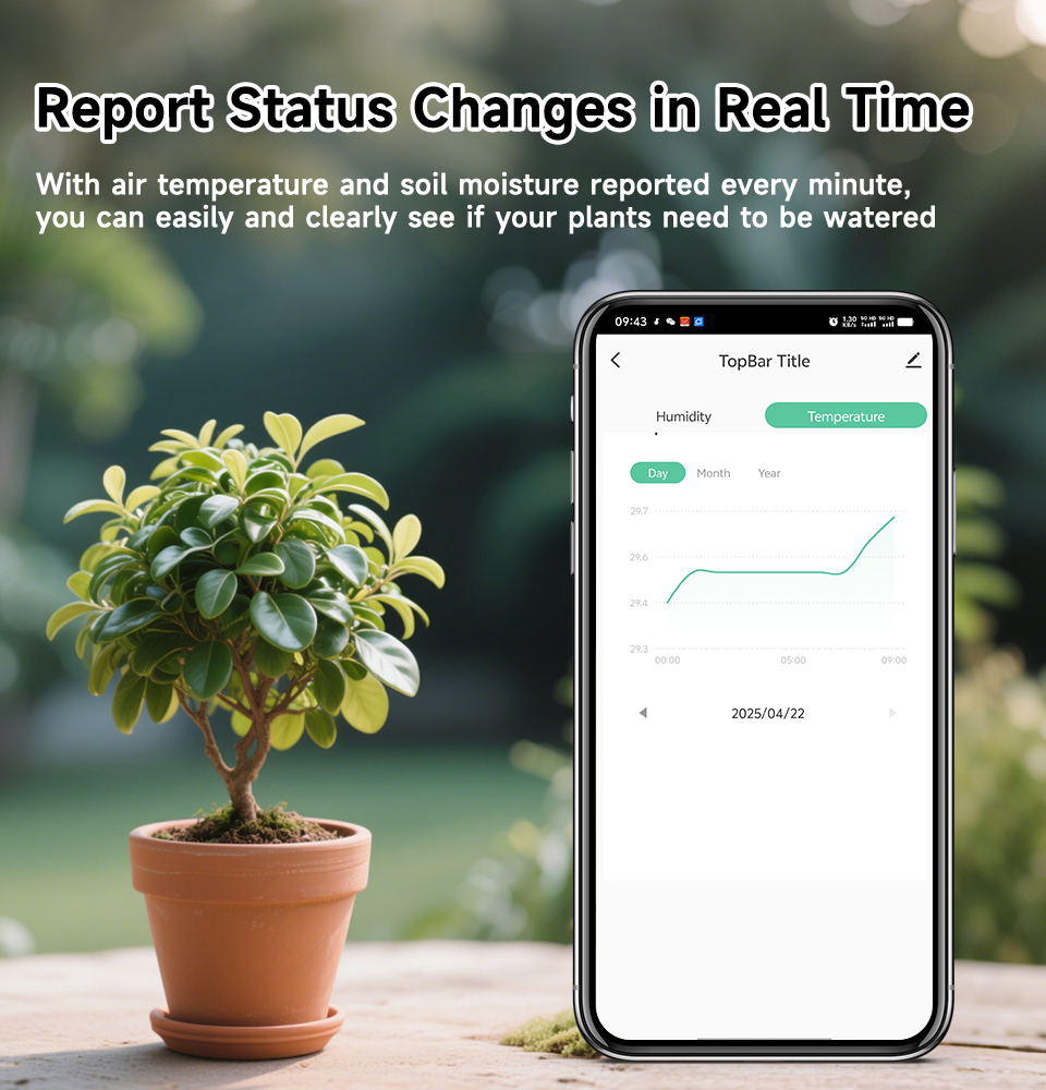 Capteur intelligent de test de - Smart Plant Sensor Soil Moisture Meter avis et prix