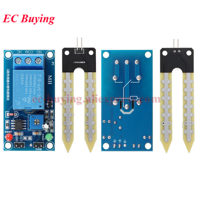 Module de capteur capacitif d' - Soil Moisture Sensor Relay Module Arduino avis et prix