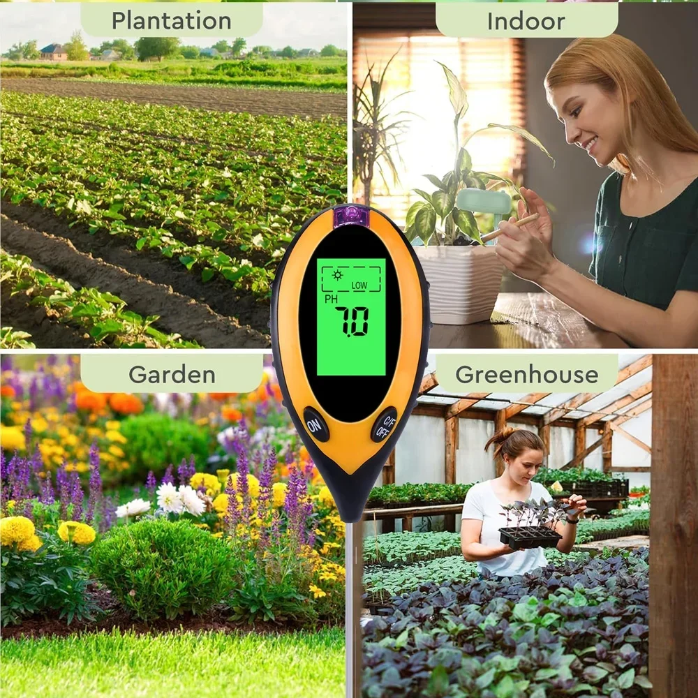 Testeur de PH du sol 3/4/en 1, - Soil Ph Meter 3 In 1 Moisture Sunlight avis et prix