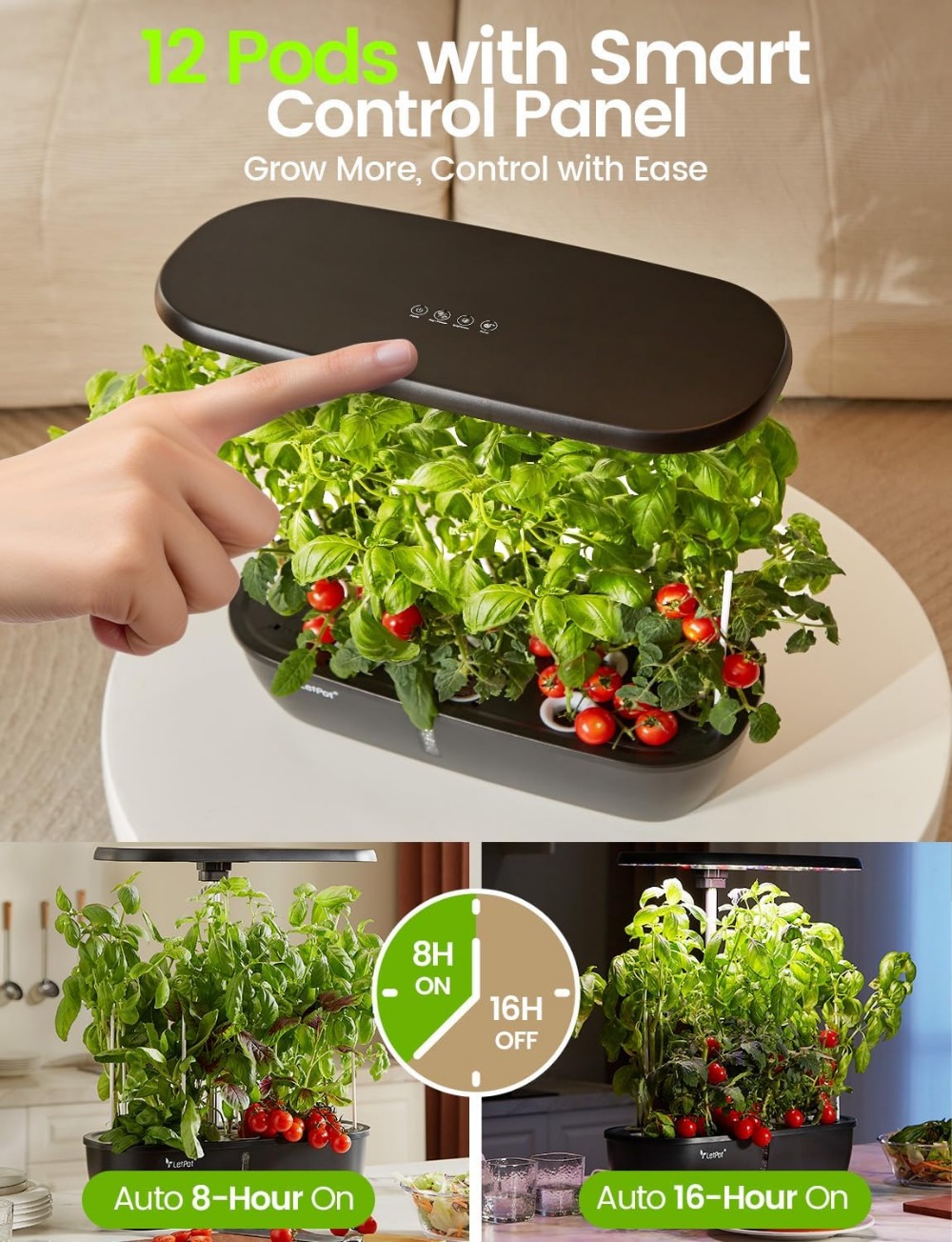 Kit de jardinage intérieur pou - Indoor Herb Garden Grow Light Smart Kit avis et prix