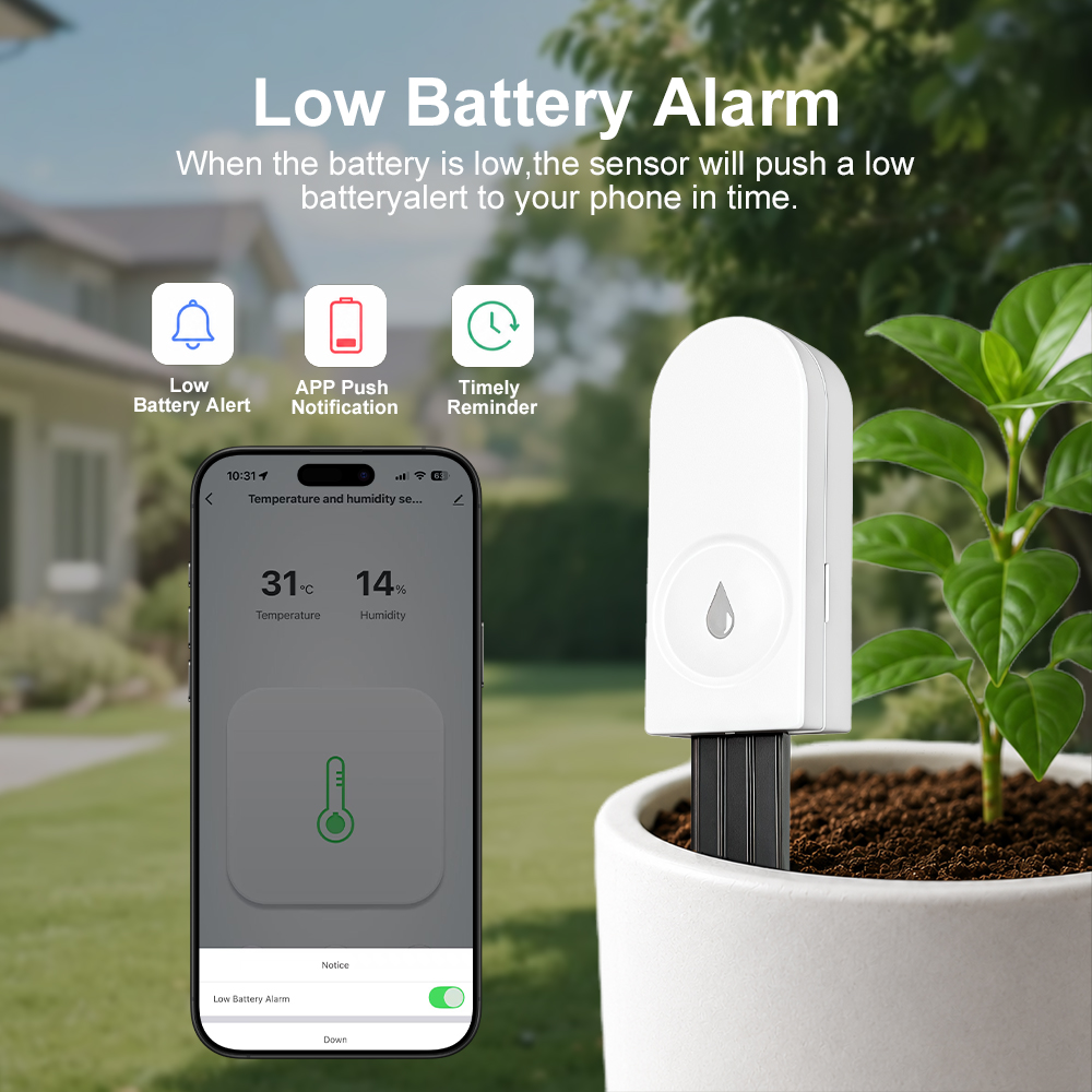 Capteur d'humidité du sol Zigb - Tuya Zigbee Soil Moisture Temperature Sensor avis et prix