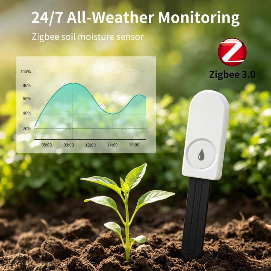Capteur d'humidité du sol inte - Tuya Zigbee Soil Moisture Temperature Sensor avis et prix