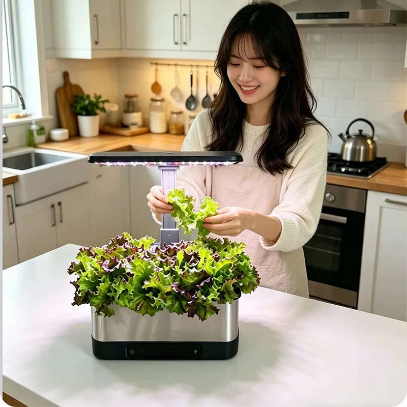 Kit de système de culture hydr - Indoor Herb Garden Grow Light Smart Kit avis et prix