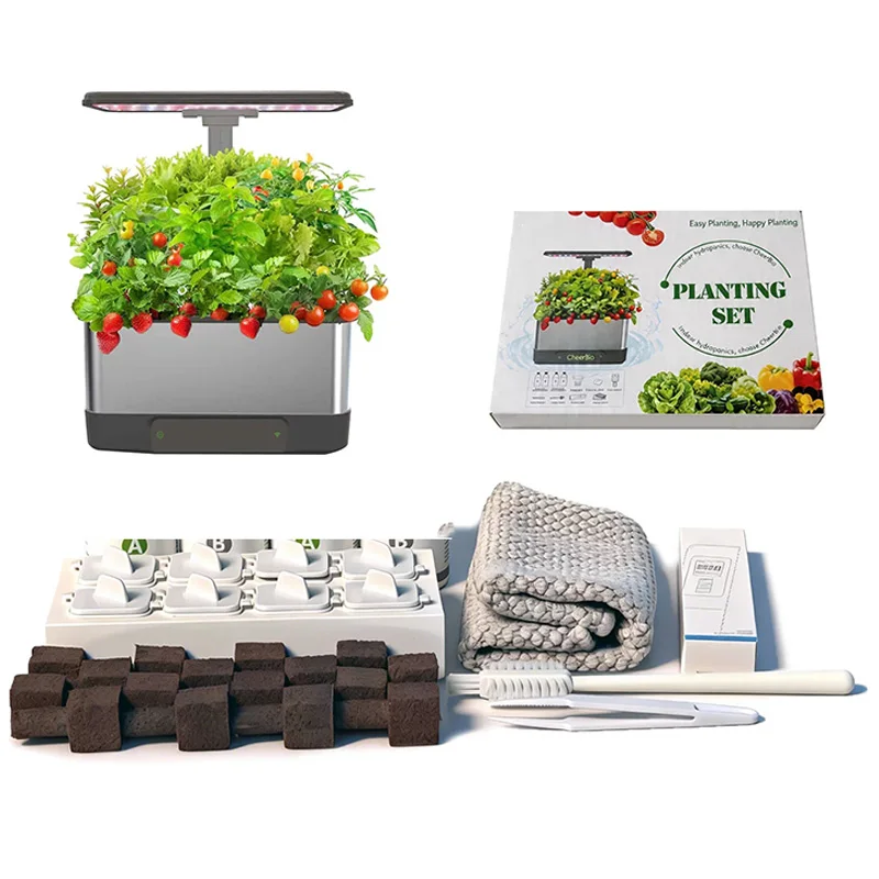 Kit de système de culture hydr - Indoor Herb Garden Grow Light Smart Kit avis et prix