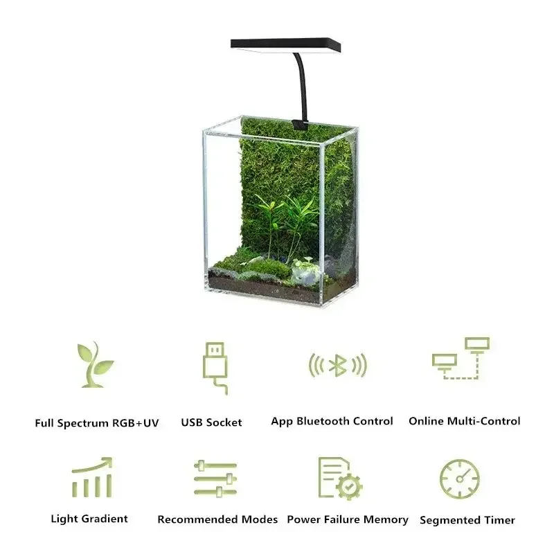 Lampe LED pour aquarium WEEK A - Plant Grow Light Full Spectrum Clip On avis et prix