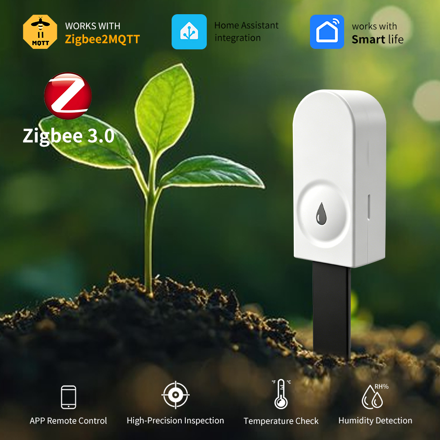 Testeur de sol intelligent Zig - Tuya Zigbee Soil Moisture Temperature Sensor avis et prix