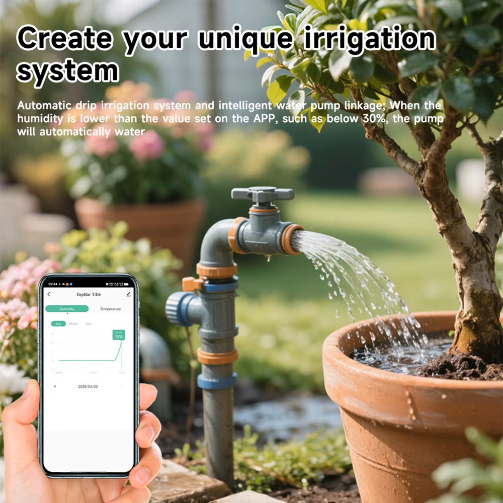 Capteur de température et d'hu - Wifi Soil Moisture Sensor Garden App avis et prix