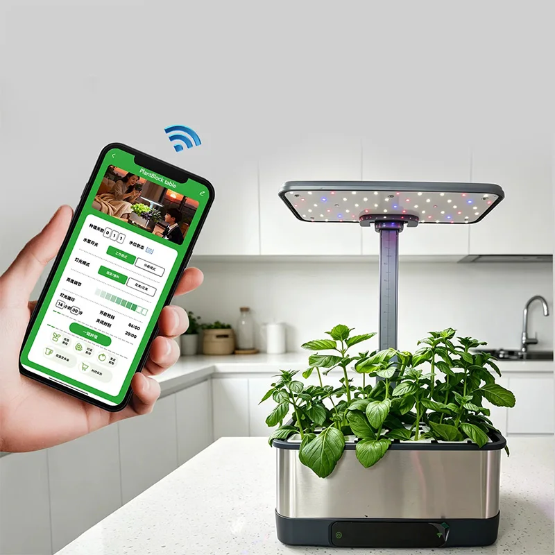 Kit de système de culture hydr - Indoor Herb Garden Grow Light Smart Kit avis et prix