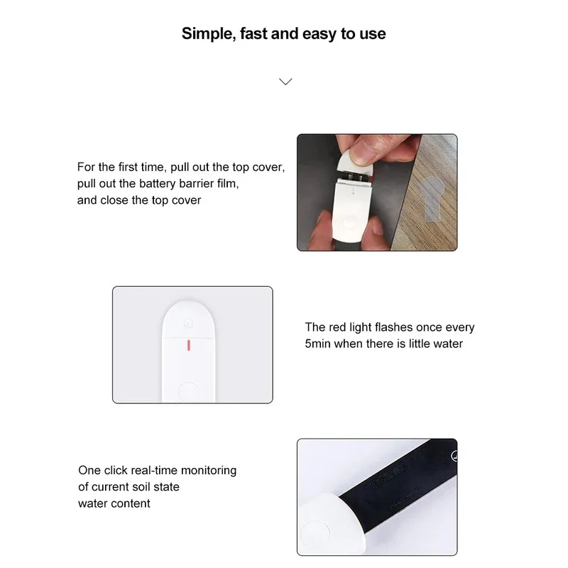 Capteur d'humidité du sol inte - Smart Plant Sensor Soil Moisture Meter avis et prix