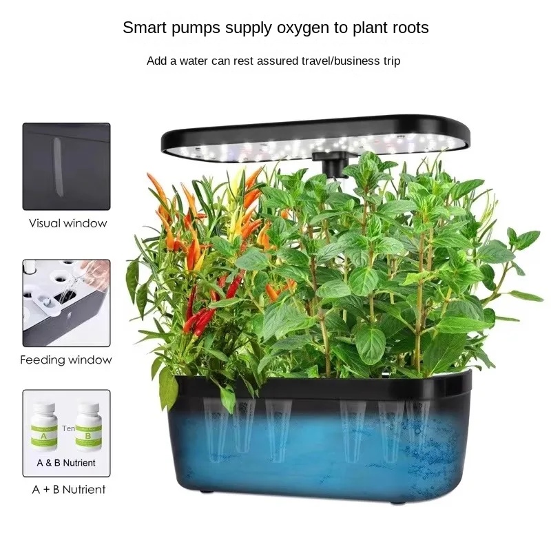 Kit de plantes hydroponiques e - Indoor Herb Garden Grow Light Smart Kit avis et prix